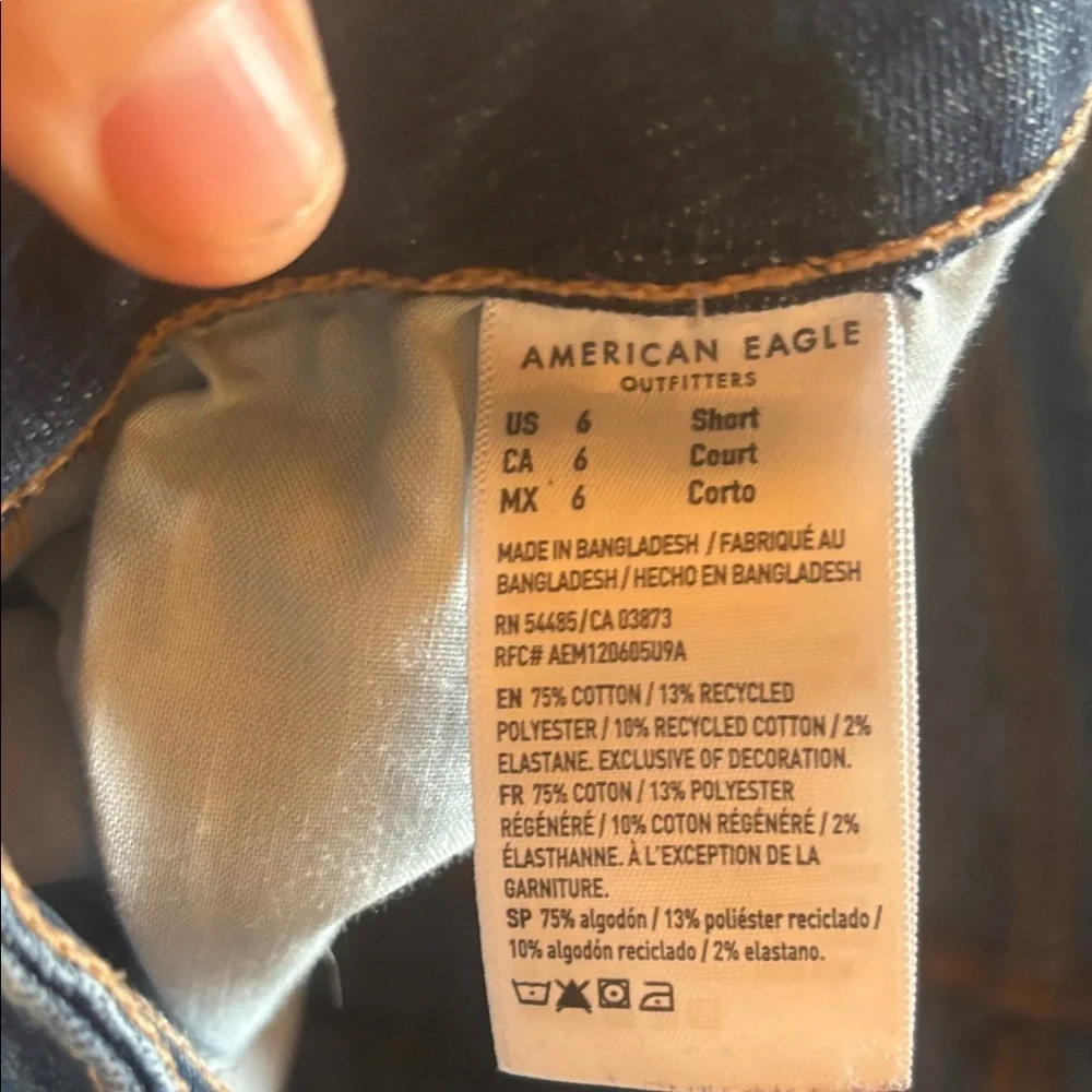 American Eagle Outfitters Dark Indigo Skinny Jeans